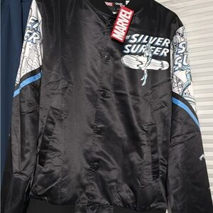 Brand new silver surfer jacket.